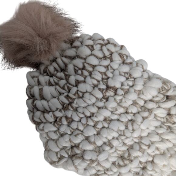 Free People Snow Castle Trapper Pom Hat Ivory - Picture 8 of 10